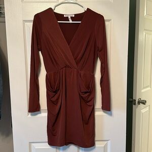 BCBGeneration Maroon Dress